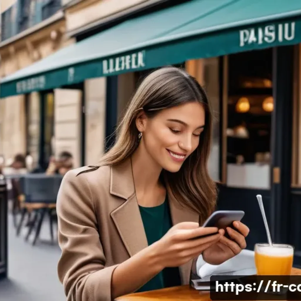 신용카드 해외 결제 한도 - A sophisticated European traveler using a premium credit card at a modern outdoor café in Paris, Fra...